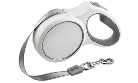 Reflective Nylon Retractable Dog Leash