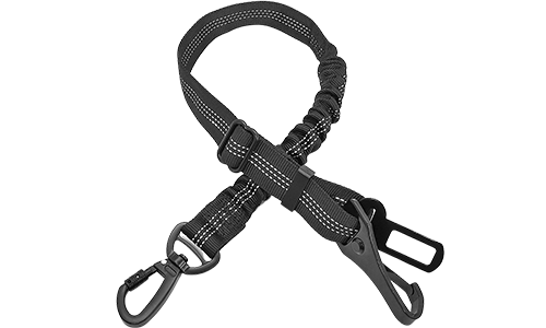 Reflective Safety Seat Belt Dog Leash