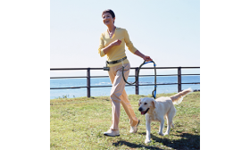 Hands Free Running Retractable Dog Leash