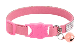 Luxury Breakaway Cat Collar with Crystals