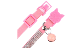 Luxury Breakaway Cat Collar with Crystals