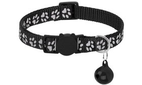 Paw-pattern Breakaway Cat Collar
