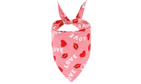 Printed Love Dog Bandana