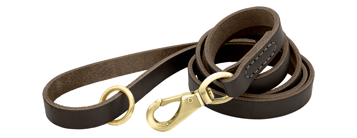 Luxury Genuine Leather Dog Leash