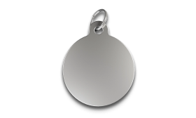 Engraved C-Circle Dog Tag