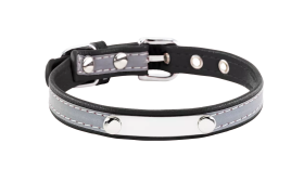 Reflective Engraved Dog Collar