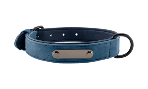 Luxury Velvet Engraved Dog Collar