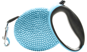 Luxury Rhinestone Retractable Dog Leash